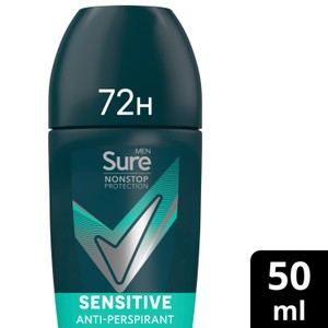 Sure Men  Anti-Perspirant Roll On Sensitive 50 ml