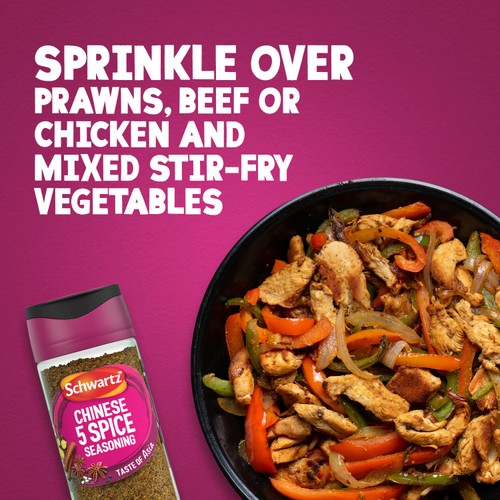 Schwartz Chinese 5 Spice Seasoning Jar