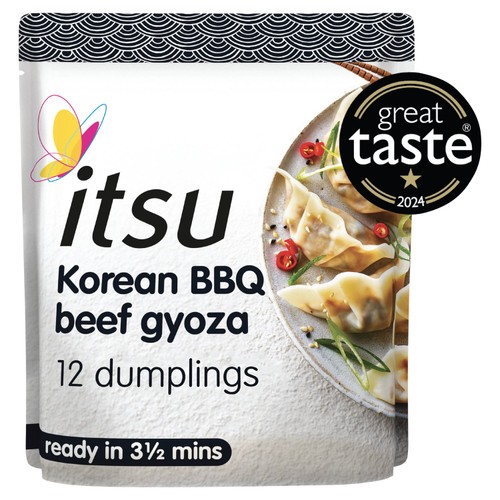itsu 12 Korean BBQ beef gyoza dinner dumplings