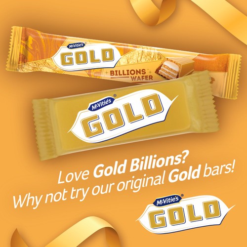 McVitie's Gold Billion Chocolate Wafer Bar