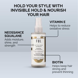 FUL Styling Spray Heat Protectant & Volumising Mist