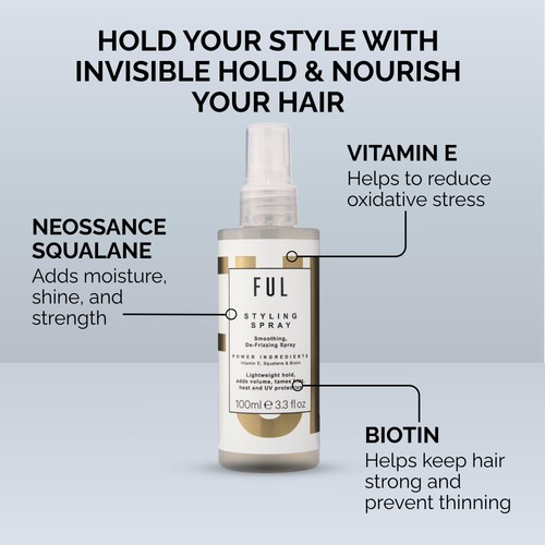 FUL Styling Spray Heat Protectant & Volumising Mist