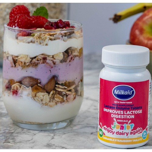 Milkaid Junior Lactase Digestion Tablets