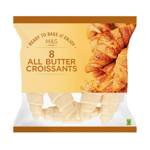 M&S 8 Ready to Bake Croissants Frozen
