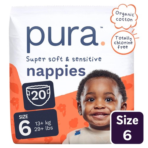 Pura Nappies Size 6 