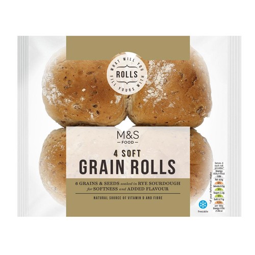M&S Soft Grain Rolls