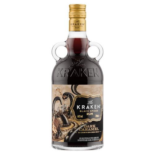 Kraken Black Spiced Rum Dark Caramel and Cornish Sea Salt
