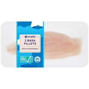 2 ASC Smoked Basa Fillets Skinless & Boneless
