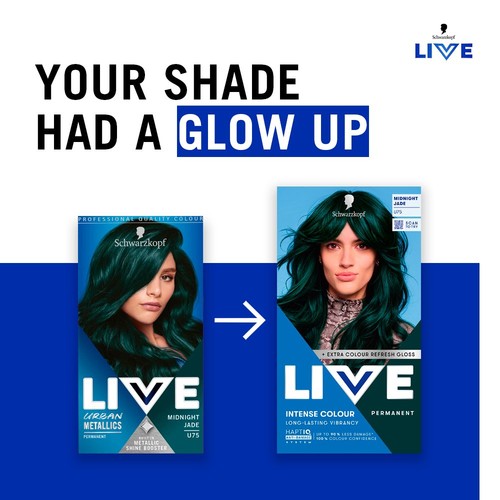LIVE Intense Colour U75 Midnight Jade