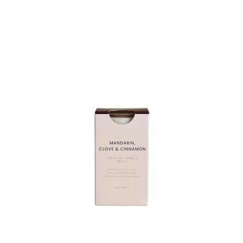 M&S Mandarin, Clove & Cinnamon White Candle Refills