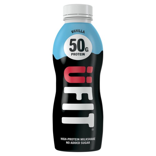 UFIT Vanilla 50g Protein Milkshake, 500ml UFIT Vanilla 50g Protein Milkshake, 500ml