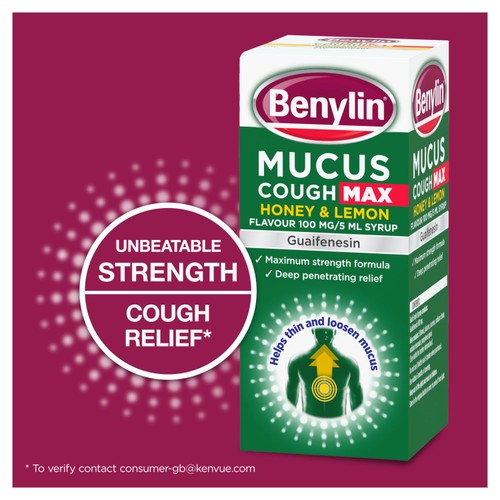 Benylin Mucus Cough Max Syrup - Honey & Lemon