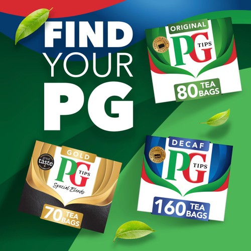 PG Tips Decaf Plant Based Biodegradable Decaffeinated Tea Bags