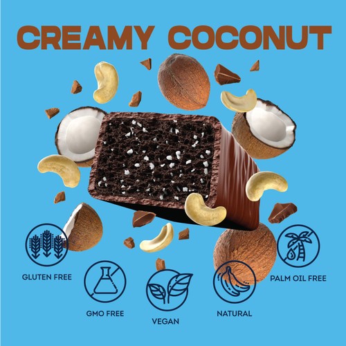 Vive Vegan Better Brownie- Coconut Cashew