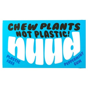 Nuud Plastic Free, Sugar Free Spearmint Chewing Gum