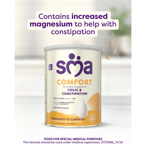 SMA Comfort Easy to Digest Baby Milk Powder Formula From Birth 800g