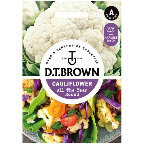 Mr Fothergills Seeds - D.T. Brown Cauliflower All Year Round