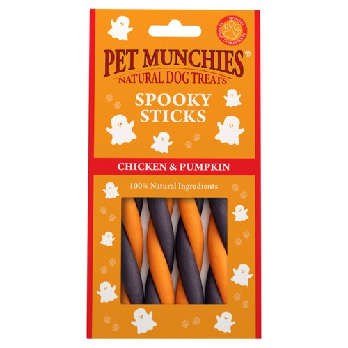 Pet Munchies Spooky Sticks with Chicken & Pumpkin