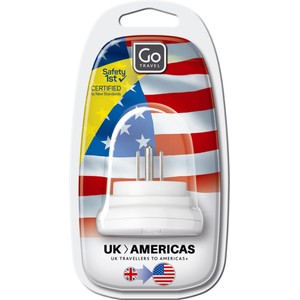 Go Travel USA to UK Adapter