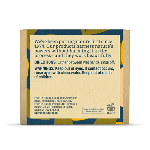 Faith in Nature Grapefruit Pure Hand Made Soap Bar