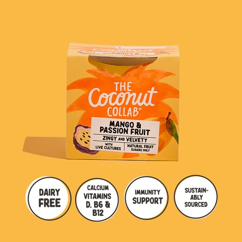 The Coconut Collab Mango & Passionfruit Coconut Yoghurt