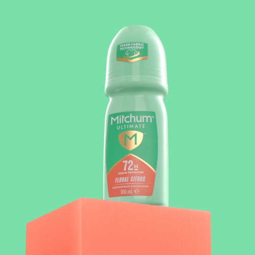 Mitchum Female Ultimate 72H Roll-On, Floral Citrus