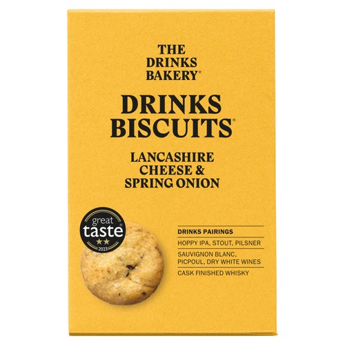 The Drinks Bakery Lancashire Cheese & Spring Onion, 110g The Drinks Bakery Lancashire Cheese & Spring Onion, 110g