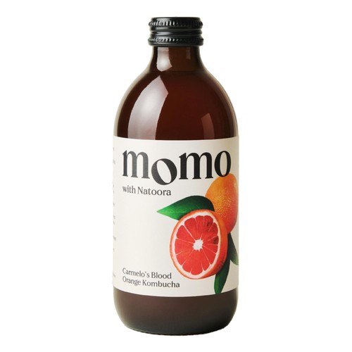 MOMO Kombucha Carmelo's Blood Orange Kombucha