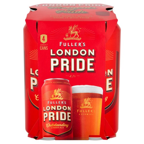 Fuller's London Pride Amber Ale Beer Lager Cans