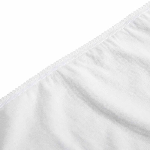 M&S Womens Pure Cotton Bikini Knickers, 18, White
