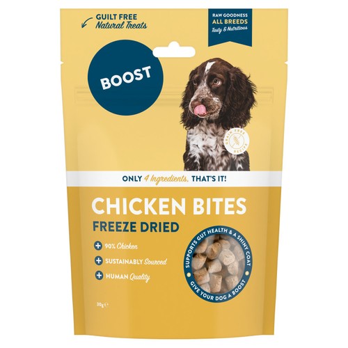 BOOST Pet Chicken & Superfoods Freeze Dried Treats for Dogs