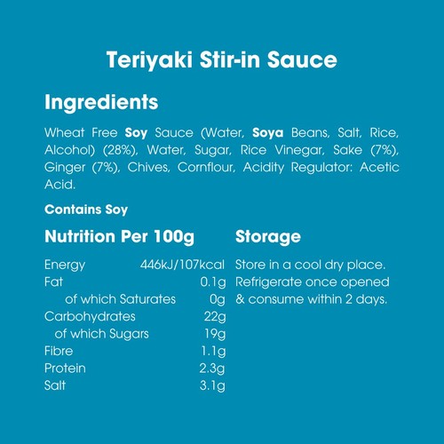 Bay's Kitchen Teriyaki Stir-in Sauce