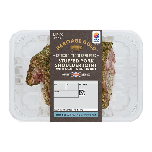 M&S Heritage Gold British Stuffed Pork Shoulder Joint