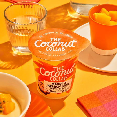 The Coconut Collab Mango & Passionfruit Coconut Yoghurt 