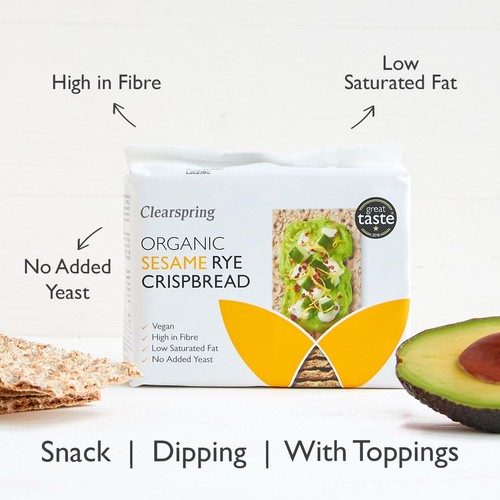 Clearspring Organic Rye Crispbread Sesame