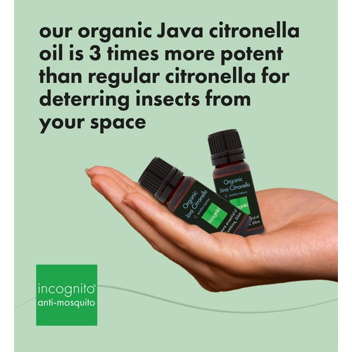 Incognito Organic Citronella Oil Insect Repellent