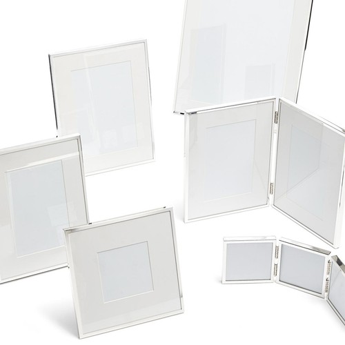 M&S Elegant Metal Photo Frame, Silver 4X6in