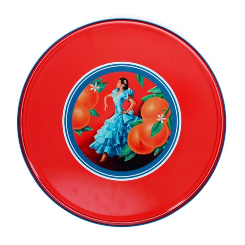 Cerveza Espanola Round Metal Serving Tray