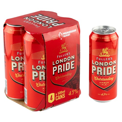 Fuller's London Pride Amber Ale Beer Lager Cans