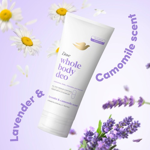 Dove Women 48h Whole Body Cream Lavender & Chamomile