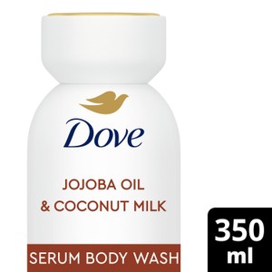 Dove Body And Mind Jojoba Oil And Coconut Milk Serum Body Wash 350Ml
