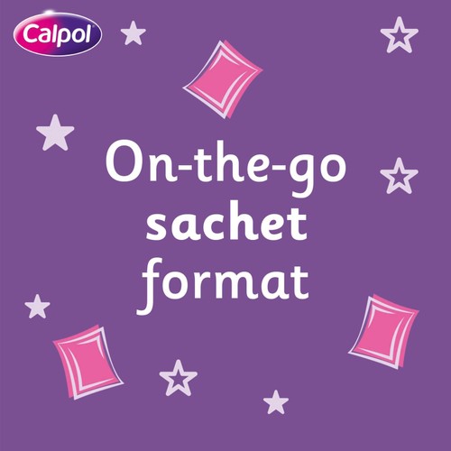 Calpol Infant Sugar Free Suspension Sachets Strawberry 2+ Months