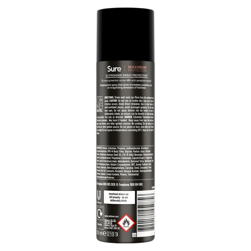 Sure Men 96hr Maximum Protection Clean Scent Anti-Perspirant