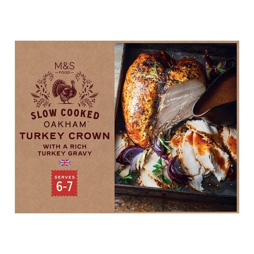 M&S Slow Cooked Oakham Turkey Crown