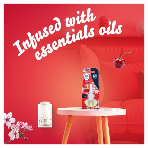 Glade Plug In Scented Oil Refill Floral Cherries