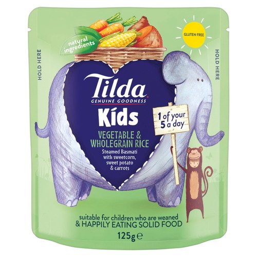 Tilda Kids Vegetable & Wholegrain Rice