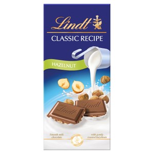 Classic Recipe Milk Hazelnut Chocolate Bar 100g