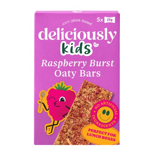 Deliciously Kids Raspberry Burst Oaty Bars
