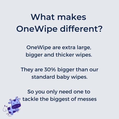Mum & You OneWipe XL Wet wipe 4 Pack
