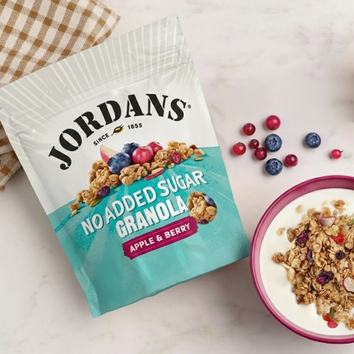 Jordans No Added Sugar Apple & Berry Granola Breakfast Cereal
